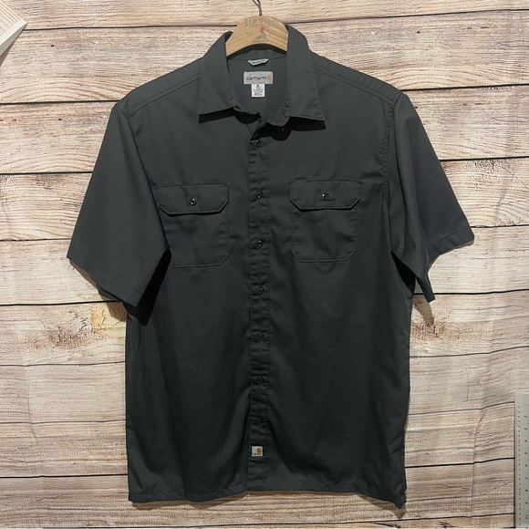 Carhartt Other - Carhatt grey button down shirt size XL Tall